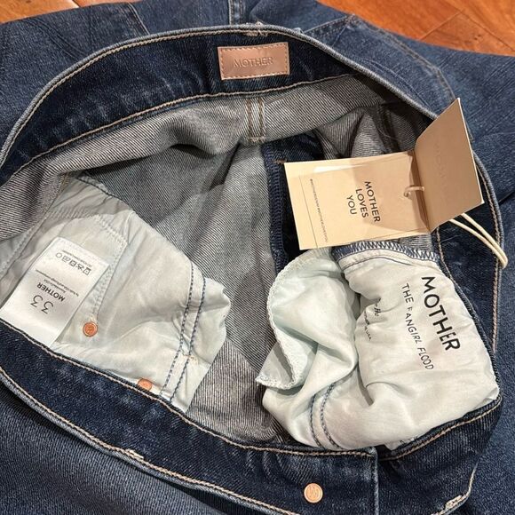 NWT MOTHER Women's The Fangirl Flood Jeans size 33 - Picture 7 of 14